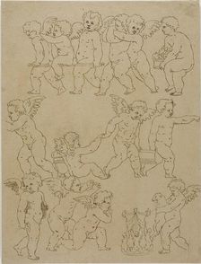 Putti Performing Tasks, n.d. Creator: Unknown