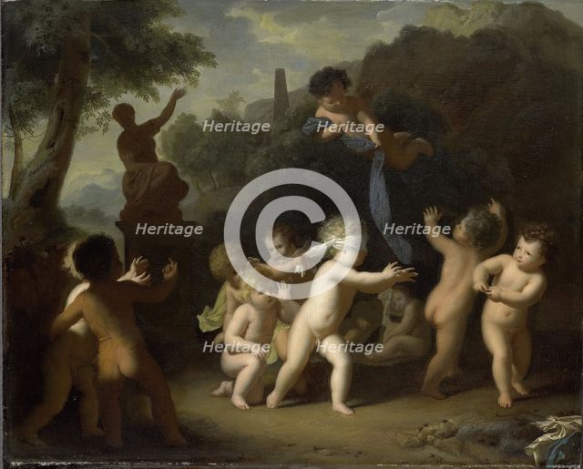 Putti Playing, 1700-1720. Creator: Hendrik van Limborch.