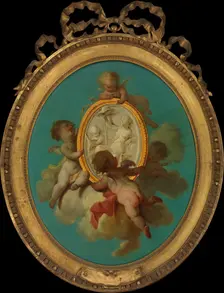 Putti with a Medallion. Creator: Charles Eisen