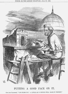 Putting a Good Face On It 1863. Creator: John Tenniel