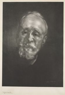 Puvis de Chavannes, 1897. Creator: Eugène Carrière (French, 1849-1906)