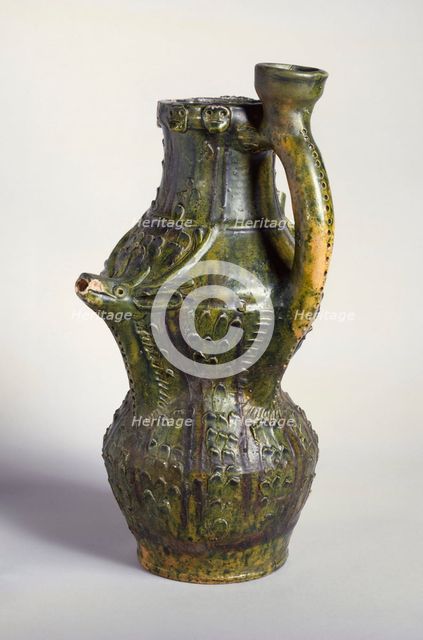 Puzzle jug, 13th-14th century. Artist: Unknown.