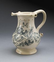 Puzzle Jug, Staffordshire, c. 1765. Creator: Staffordshire Potteries