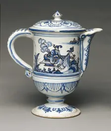 Puzzle Pitcher, late 1600s. Creator: Saint-Jean-du-Desert Factory (French)