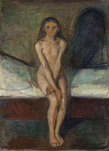 Puberty, 1894. Creator: Edvard Munch