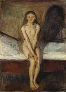 Puberty. Artist: Munch, Edvard (1863-1944)