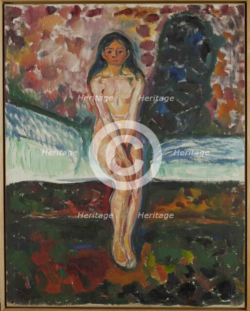 Puberty. Artist: Munch, Edvard (1863-1944)