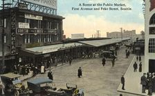 Public Market, First Avenue and Pike Street, Seattle, Washington, USA, 1915