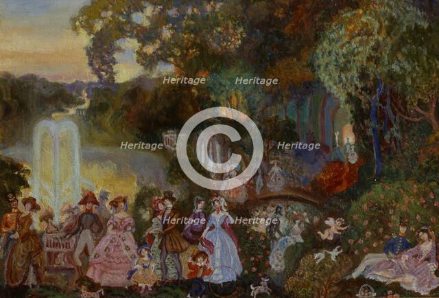 Public Merrymaking, 1906. Artist: Sudeykin, Sergei Yurievich (1882-1946)