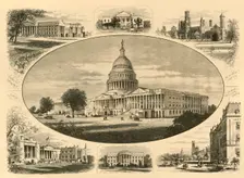 Public Buildings in Washington 1874. Creator: John Filmer