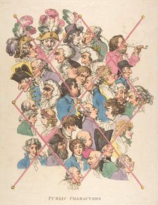 Public Characters, April 1, 1801., April 1, 1801. Creator: Thomas Rowlandson