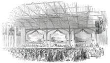 Public Dinner to Robert Stephenson, Esq., M.P., at Newcastle-Upon-Tyne, 1850. Creator: Unknown