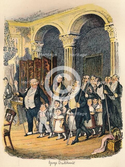 'Public Dinners', c1900. Artist: George Cruikshank.