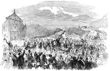 Public Entry of Espartero into Madrid, 1854. Creator: Unknown