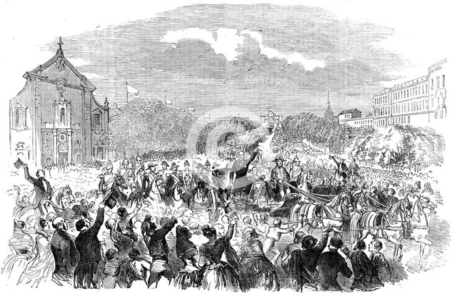 Public Entry of Espartero into Madrid, 1854. Creator: Unknown.