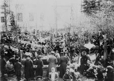 Public feeding of poor children in the Ascension Monastery, 1900. Creators: I. A. Podgorbunskii, V. I. Podgorbunskii