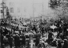 Public feeding of poor children in the Ascension Monastery, 1900. Creators: I. A. Podgorbunskii, V. I. Podgorbunskii