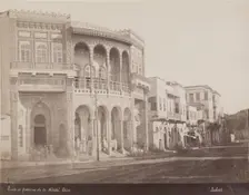 Public Fountain and School, Cairo, 19th century. Creator: Pascal Sébah