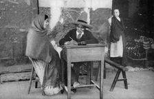 Public letter writer, Mexico.Artist: CB Waite