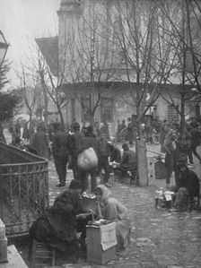 Public Letter-writers in a Constantinople Street 1913