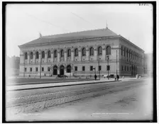 Public Library, Boston, c1899. Creator: Unknown