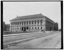 Public Library, Boston, c1899. Creator: Unknown