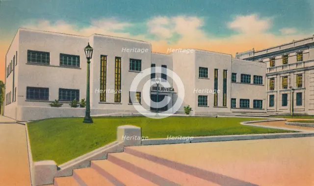 'Public Library, Barranquilla', c1940s. Artist: Unknown.