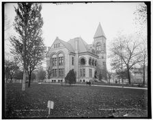 Public library, Dayton, Ohio, c1902. Creator: William H. Jackson
