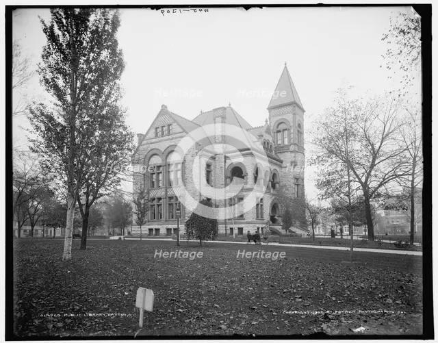 Public library, Dayton, Ohio, c1902. Creator: William H. Jackson.