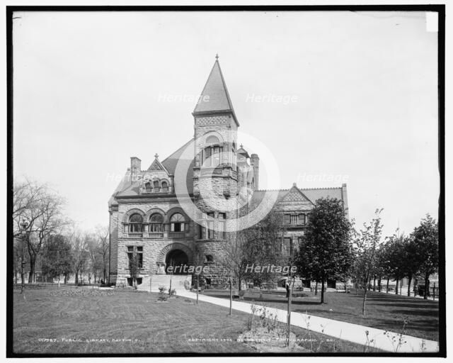 Public library, Dayton, Ohio, c1904. Creator: Unknown.