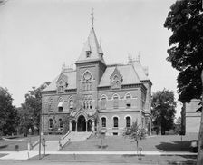 Public Library, Springfield, Mass., between 1900 and 1905. Creator: Unknown