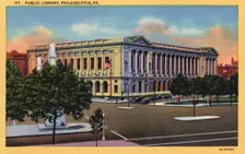 Public Library, Philadelphia, Pennsylvania, USA, 1936