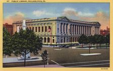 Public Library, Philadelphia, Pennsylvania, USA, 1936
