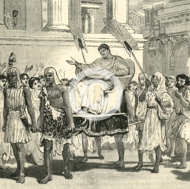 'Public Rejoicings on the Recovery of Pompey', 1890.   Creator: Unknown.
