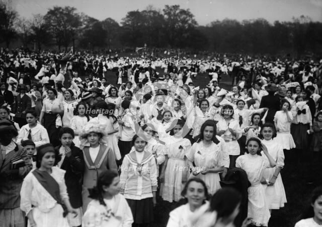 Public school athletic league - Central Park, between c1910 and c1915. Creator: Bain News Service.