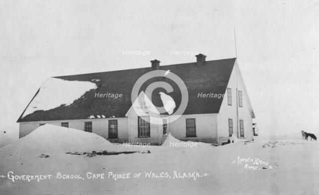 Public school provided by the U.S. Government, between c1900 and c1930. Creator: Lomen Brothers.