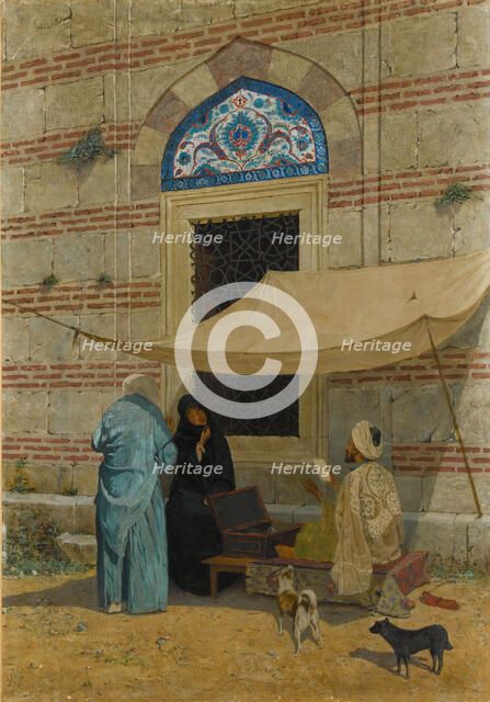 Public Scribe. Artist: Hamdi Bey, Osman (1842-1910)