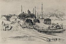Public Waste Dump, Quai de la Gare 1915. Artist: Auguste Lepere