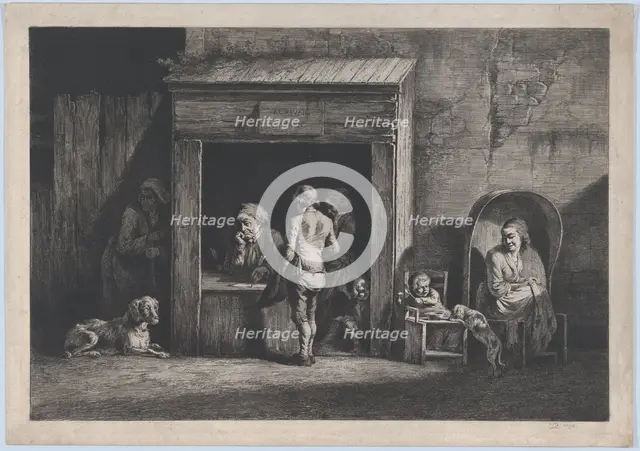 Public Writer, 1790. Creator: Jean-Jacques de Boissieu.