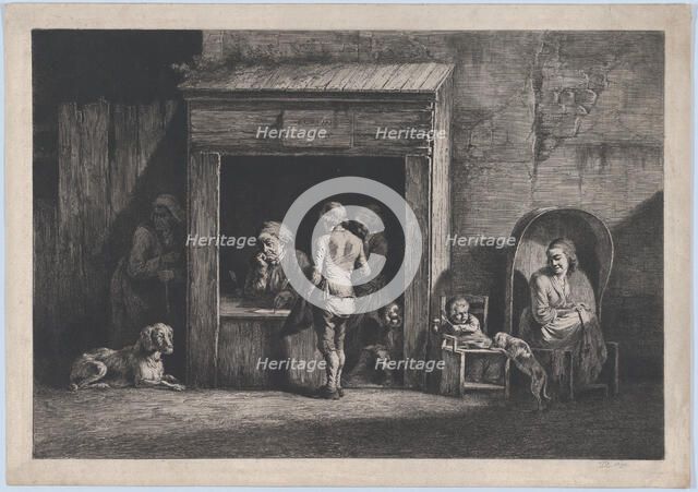 Public Writer, 1790. Creator: Jean-Jacques de Boissieu.