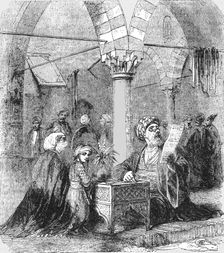 Public Writer at the Bazaar; Industrious Classes in Constantinople 1854. Creator: Unknown
