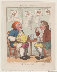 Publican, August 30, 1799., August 30, 1799. Creator: Thomas Rowlandson