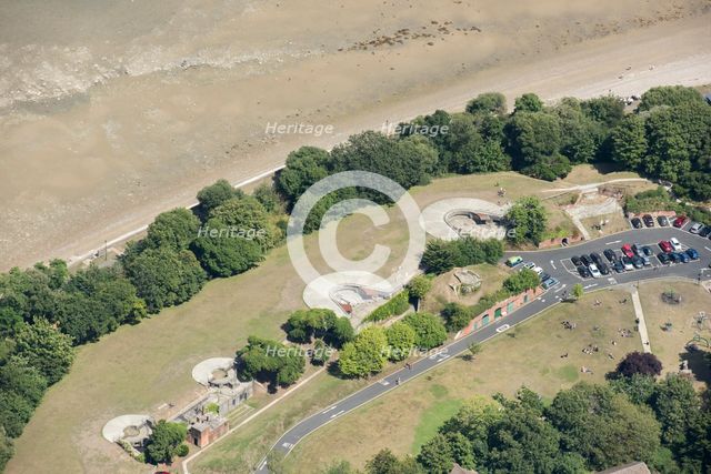 Puckpool mortar battery, Isle of Wight, 2020. Creator: Damian Grady.