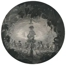 Puck and the Fairies. (Midsummer Nights Dream) c1870. Artist: WM Lizare