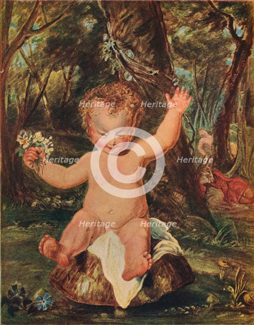 Puck, from a water-colour drawing by Stoddart, after Reynolds, (1789), 1903. Artist: Thomas Stothard