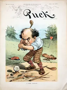"Puck" magazine cover, August 19, 1903. Creator: Unknown