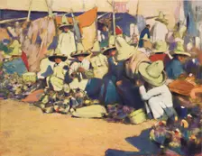 Puebla 1903. Artist: Mortimer L Menpes