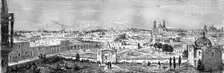 Puebla de Los Angeles--From the West; Across the Mexican Table-land. From Perote to Puebla 1875. Creator: Unknown