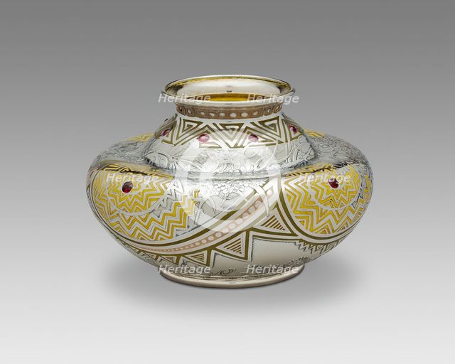 Pueblo Vase, 1893. Creator: Tiffany & Co.