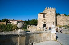 Puente de San Martin (St Martin's Bridge), Toledo, Spain, 2007. Creator: Samuel Magal